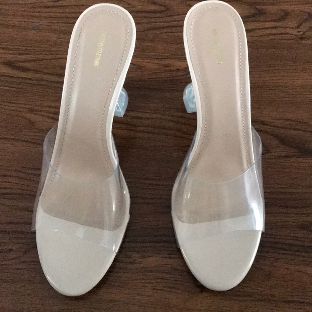 Clear heels